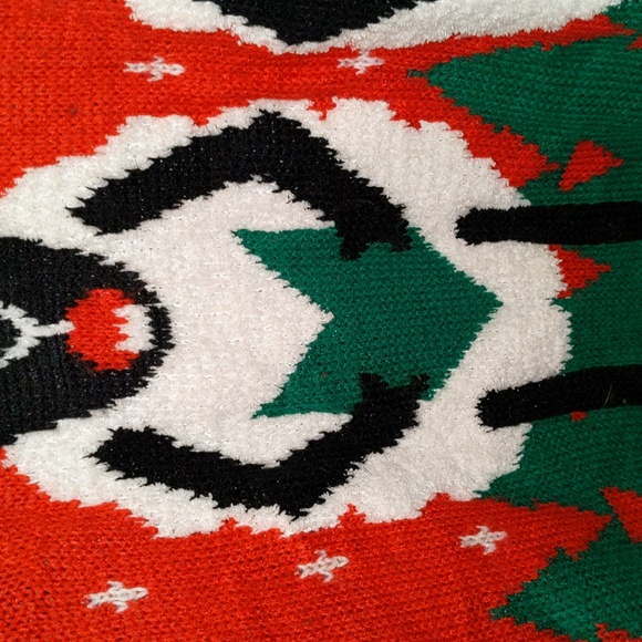 Party Sweater Size L Baa Humbug Singing Sheep Christmas Holiday Sweater As Is - Picture 3 of 8